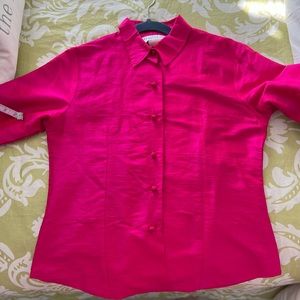 Gretchen Scott silk blouse, M